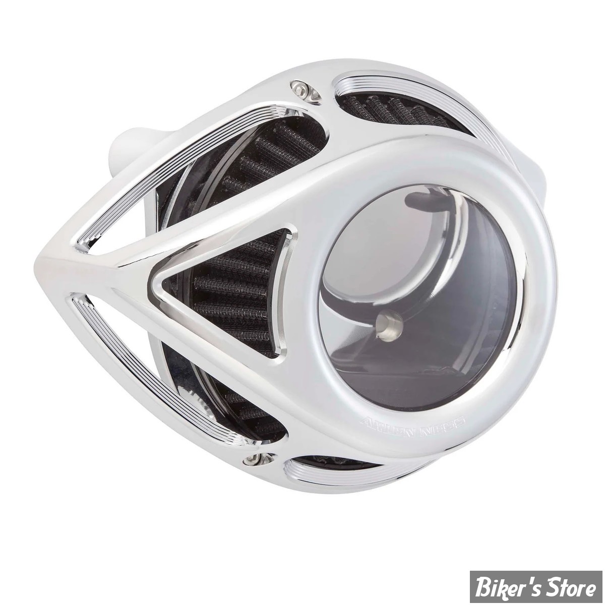 FILTRE A AIR - A.NESS - MILWAUKEE EIGHT 2023UP - CLEAR TEAR AIR CLEANER - FINITION : CHROME - 600-243
