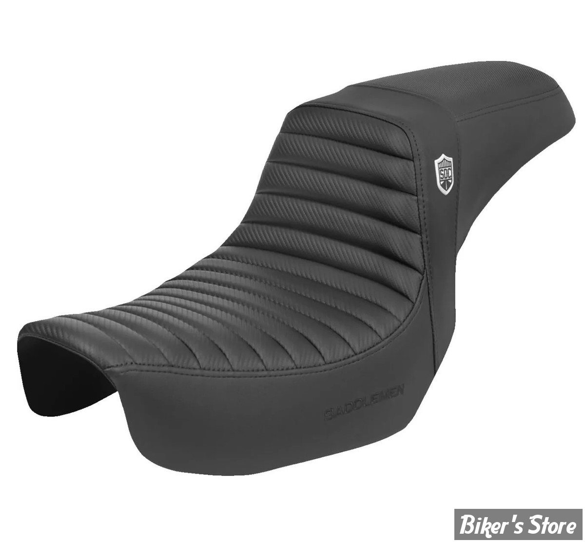 -  SELLE SADDLEMAN - DYNA 06/17 - SEAT PRO SERIE SDC - TR -  NOIR / COUTURES NOIR - SC80604T