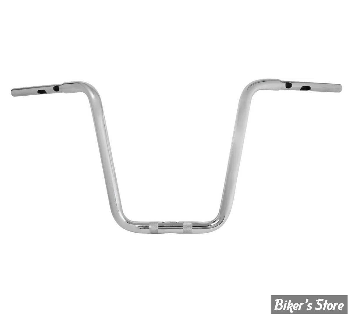 GUIDON 32mm SUR RISERS 32MM - HAUTEUR : 40.00 CM / 16" -  DRAG SPECIALTIES - TOURING - FLTRX 23UP - CHROME - 0601-6560