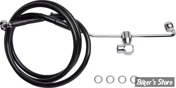 DURITE DE FREIN ARRIERE - TOURING 14/19 - OEM 41800175 - LONGUEUR : +000" - NOIR