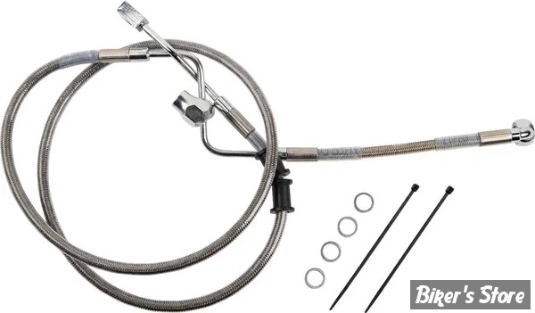 DURITE DE FREIN ARRIERE - SOFTAIL M8 FLFB/S / FXBR/S 18/24 - OEM 41800602 - LONGUEUR : +000" - INOX 