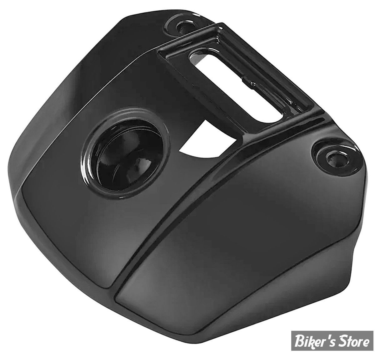 CASQUETTE / SUPPORT DE PHARE POUR FOURCHES ETROITES - FXR / DYNA / SPORTSTER - OEM 67963-05A / 67963-05 - NOIR