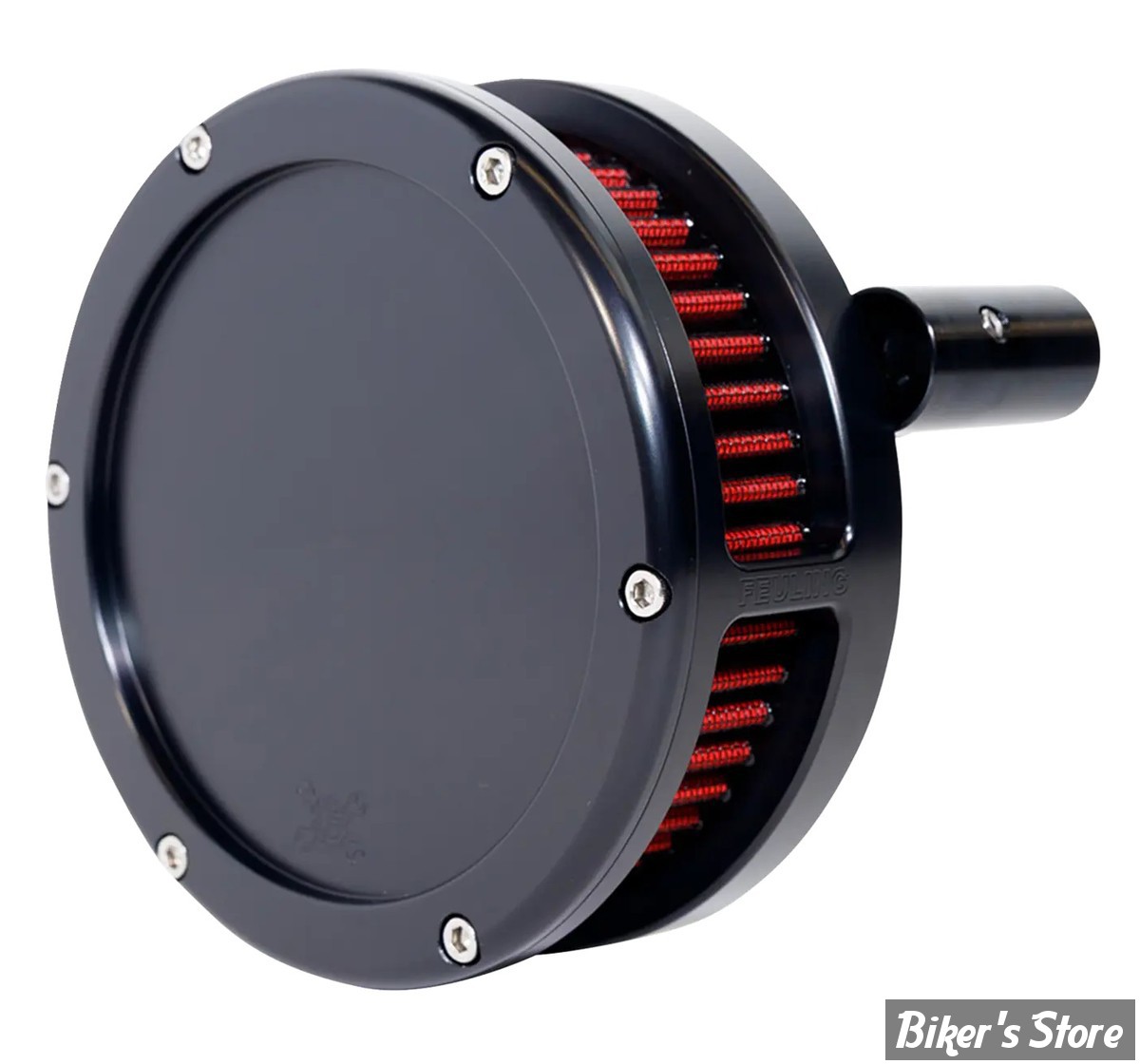 FILTRE A AIR FEULING - BIGTWIN 84/99 - SLIM BA AIR CLEANER KIT - SOLID OUTER COVER - FILTRE ROUGE / NOIR - 5463-S