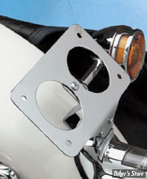 Support Plaque D'immatriculation Incliné Harley Davidson Dyna Softail - PVC Neuf