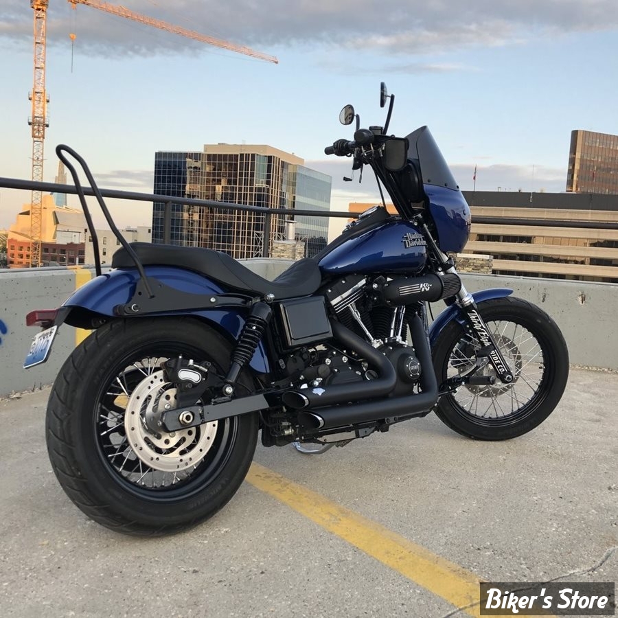 KIT SISSY BAR DYNA 06/17 TC BROTHERS KICKBACK NOIR Biker's Store