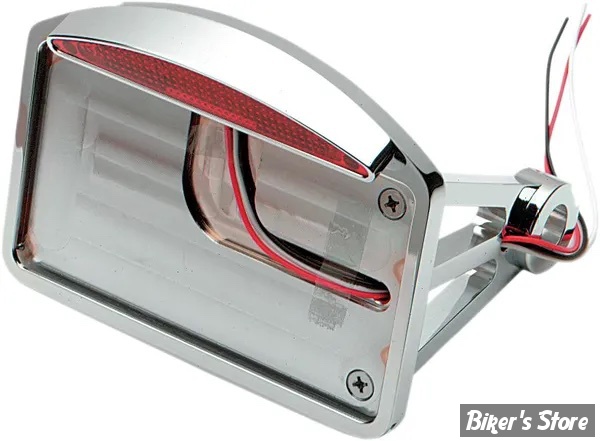 PLAQUE LATERALE - 100 X 180 - Plaque laterale - SOFTAIL 87/99 - BILLET - Crescent horizontale - 
