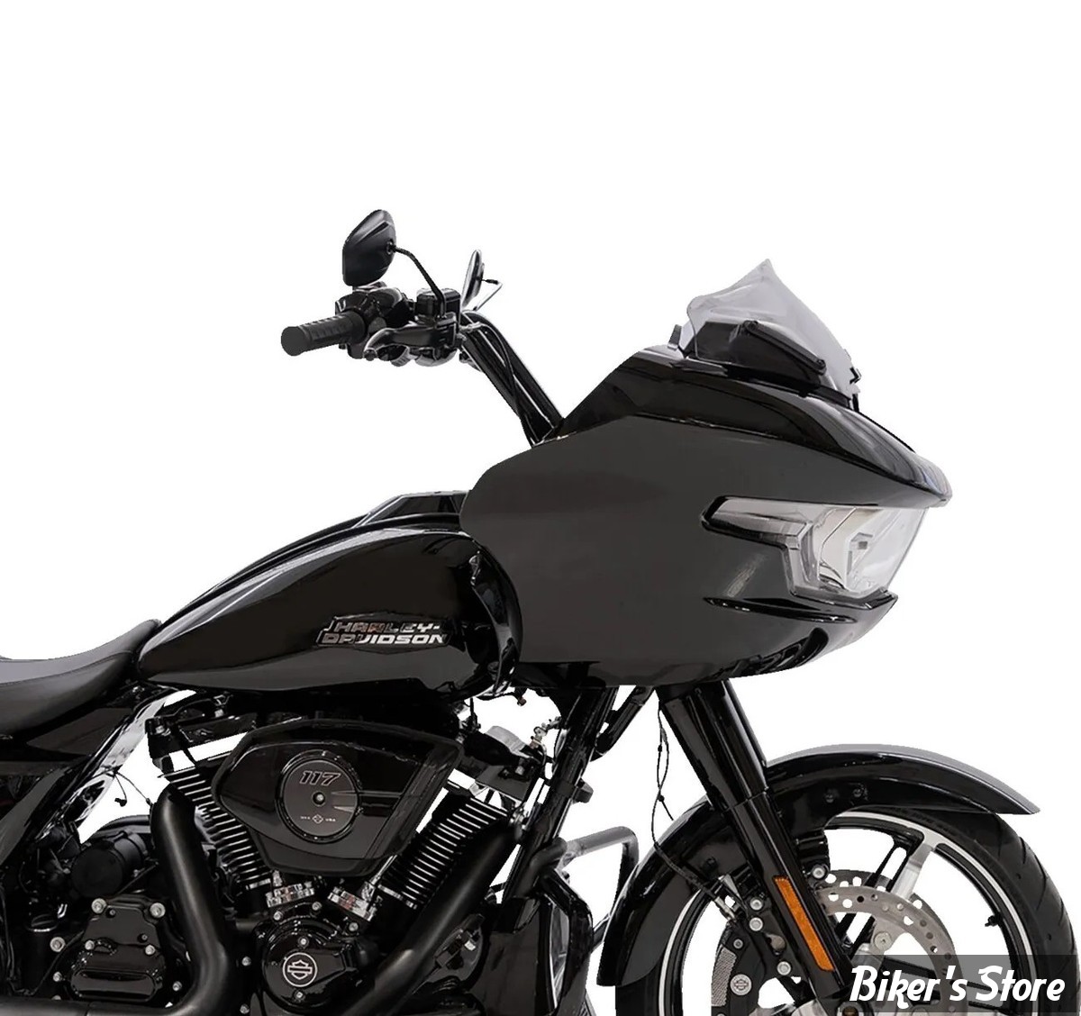 PARE BRISE - FLTRX/SE 2023UP / FLTRX 2024UP - HAUTEUR 20.30CM / 8" - KLOCK WERKS - SPORT FLARE™ WINDSHIELDS - COULEUR : TINT / TEINTE - KWW-01-0708-T