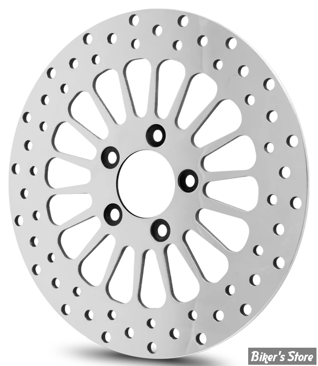 - ECLATE DF - PIECE N° 01 - DISQUE DE FREIN ARRIERE - OEM 41797-00 - ALESAGE INTERNE / 56.20MM - MAMMOTH SUPER SPOKE - INOX POLI