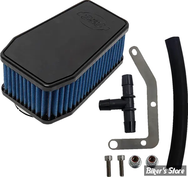 KIT FILTRE A AIR - INDIAN - S&S - S&S® Stealth Air Cleaner Kit For 2015-2025 Indian® Scout® and 2017 Victory® Octane® Models - 170-0814