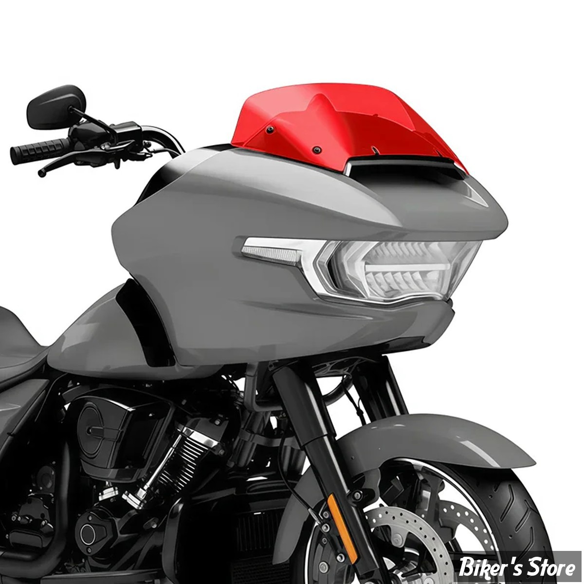 PARE BRISE - FLTRXSE 2023UP / FLTRX 2024UP - HAUTEUR 20.30CM / 8" - ZODIAC - SHARKNOSE -  COULEUR : ROUGE - 775338