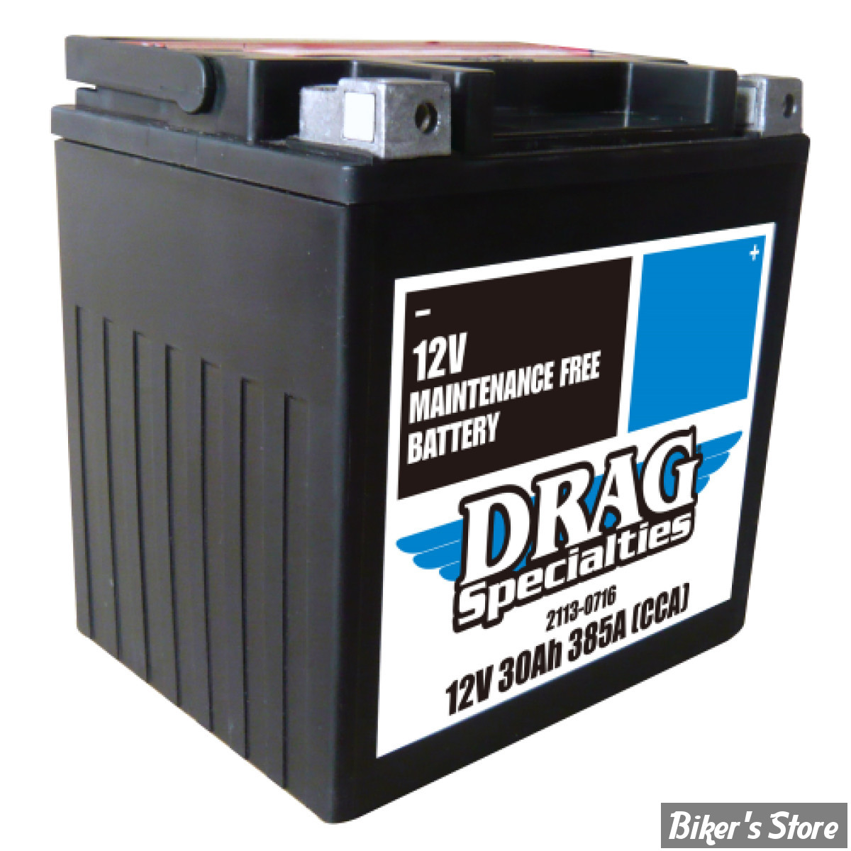 BATTERIE 6601097 A/B/C DRAG SPECIALTIES MAINTENANCE FREE AGM