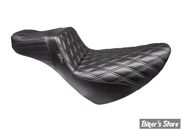 - SELLE DUO - SPECIAL GRANDES JAMBES - SOFTAIL FXLR / FXLRS / FLSB - LE PERA - TAILWHIP DADDY LONG LEGS - NOIR / COUTURES : NOIR - LYR-580DLDD