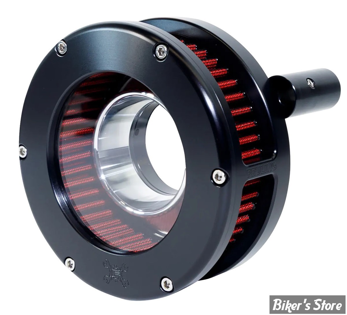 FILTRE A AIR FEULING - TOURING 08/16 / SOFTAIL 16/17 / DYNA FXDLS 16/17 - BA AIR CLEANER KIT - SLIM CLEAR OUTER COVER  - FILTRE ROUGE / NOIR - 5454-S