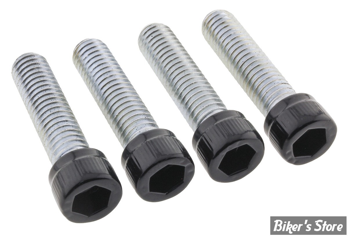 ECLATE J - PIECE N° 02 - VISSERIE DE SUPPORT DE REPOSES PIEDS - SCREWS4BIKES - INOX / NOIR brillant - FR.HD.2.sw