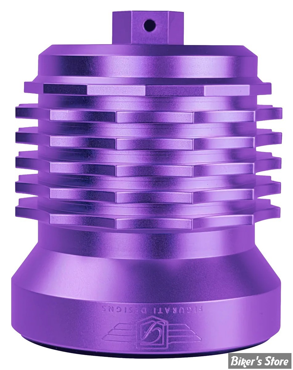 FIGURATI - FILTRE A HUILE - FIGURATI DESIGNS - RÉ-UTILISABLE - Performance Magnetic Oil Filter - FINITION : VIOLET - FDP01-OILFIL-P