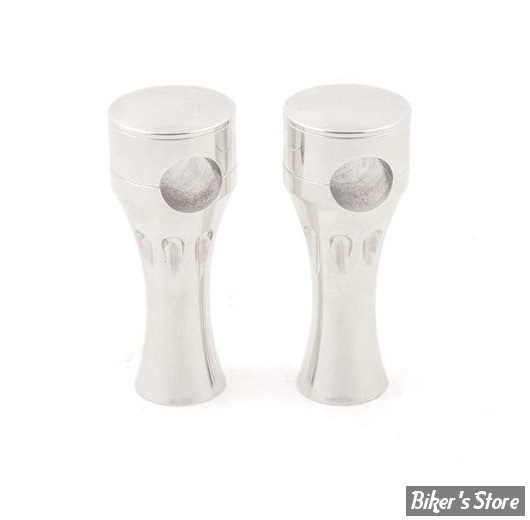 RISERS - HAUTEUR : 100MM / 4" - KEN'S FACTORY - RAINURES - POLI - 2-004