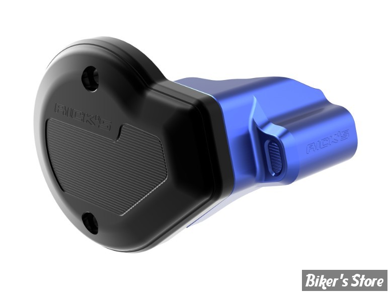 ECLATE I - PIECE N° 07 - CACHE CARTER DE CAMES - OEM 25701511 / 25701664 / 25701703 / 14101990 - TOURING 24UP / Softail 25UP - RICK'S MOTORCYCLES - BLEU - M8-TCK1000-BG