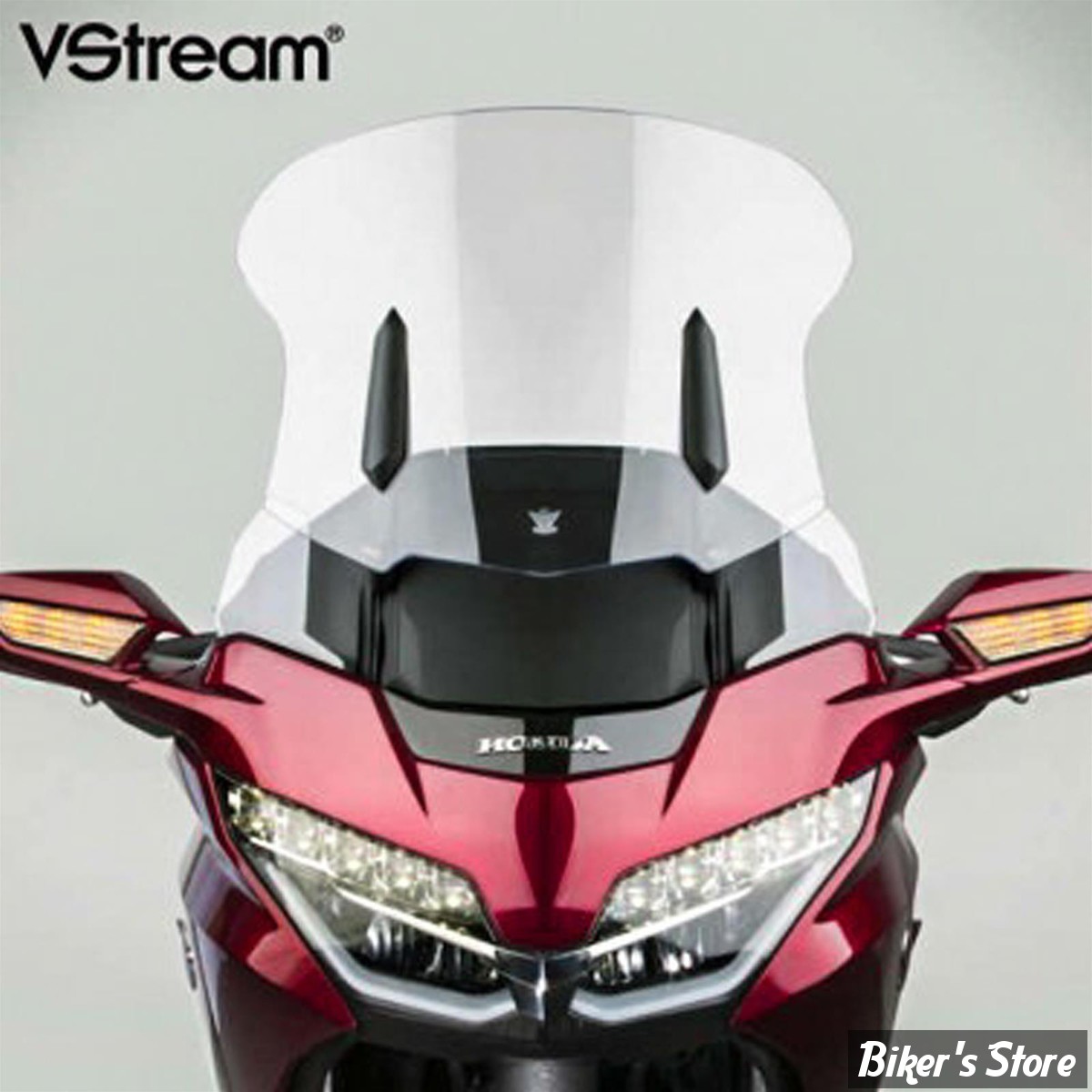 PARE BRISE - GOLDWING GL1800 18UP - NATIONAL CYCLES - National Cycle VStream® Windshield - HAUTEUR : 55.20 CM / 21.75" - ECRAN : TRANSPARENT - N20024