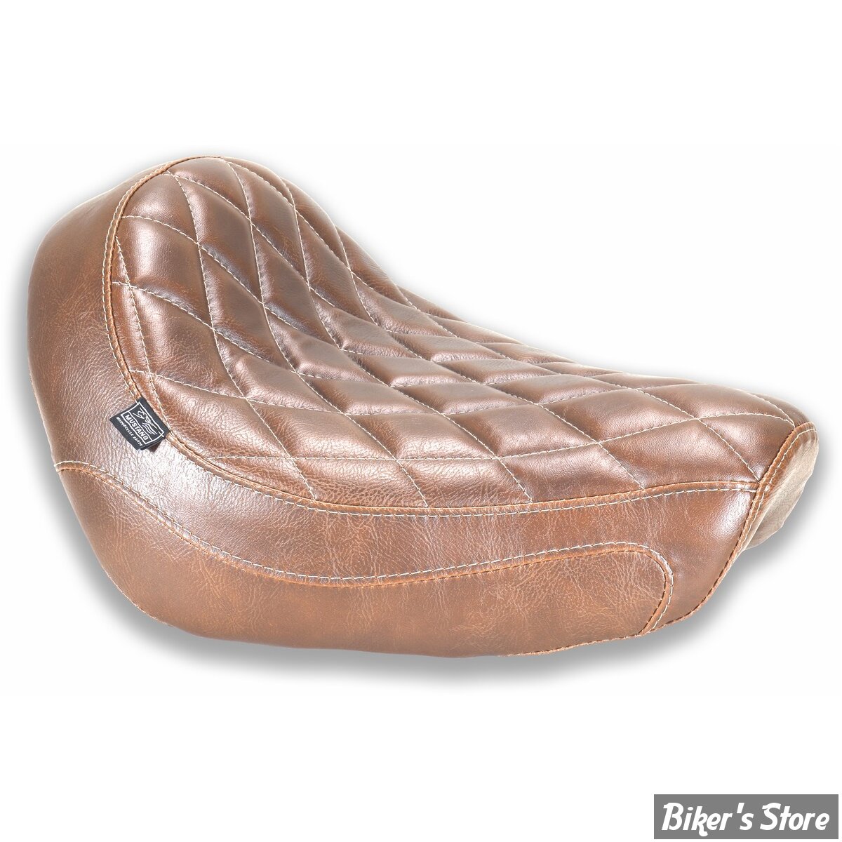 SELLE  MUSTANG - TRIPPER™ SOLO FOR HONDA REBEL 300 & 500 - HONDA 300/500 REBEL 17UP - BROWN DIAMOND - MARRON - 84008