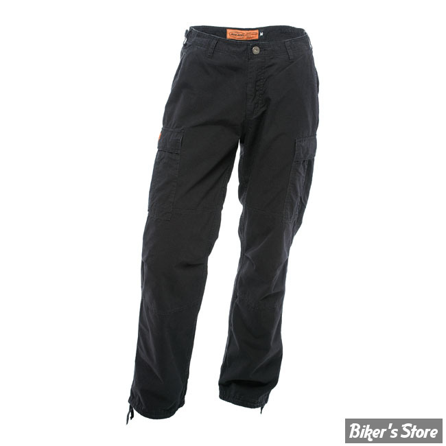 PANTALON - WEST COAST CHOPPERS - WCC - CAINE RIPSTOP - COULEUR : NOIR - TAILLE : S