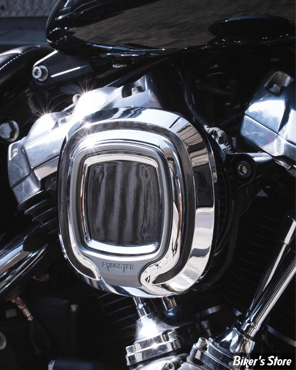 FILTRE A AIR - FANGSTER - Fangster Air cleaner - TOURING 02/07 / SOFTAIL 01/15 / DYNA 04/17 / TWINCAM CARBU CV 99/06 - CHROME SMOKY