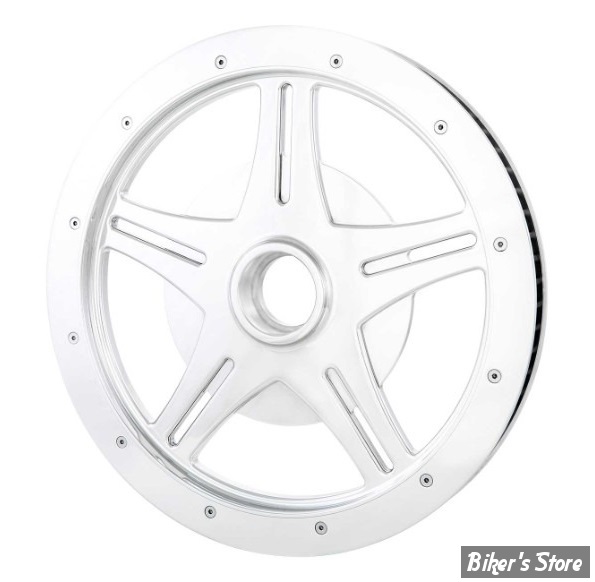 72 DENTS / 1 3/8" - POULIE ARRIÈRE - OEM 40590-07 - V-ROD - CUSTOM TYPE - RICK'S MOTORCYCLES - DESIGN : APOLLO 5 - POLI - 10-8001072-1