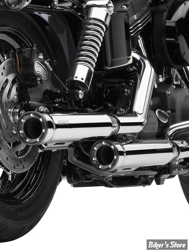 SILENCIEUX COBRA - 3 INCH SLIP ON - RPT RACE PRO TIPS - DYNA FXD