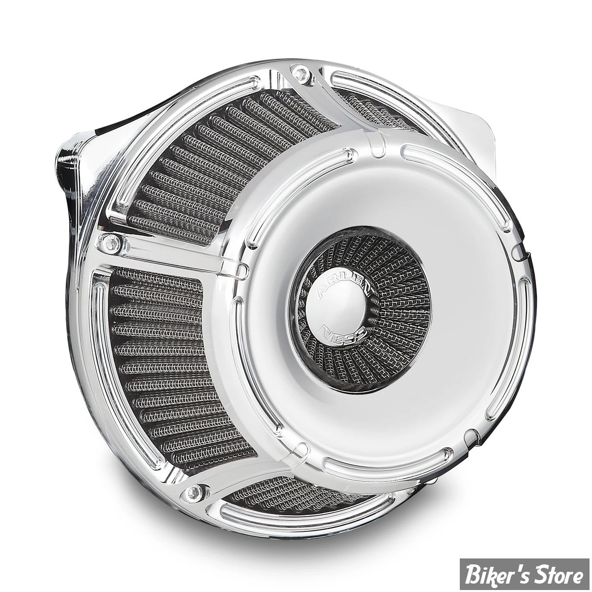 FILTRE A AIR - A.NESS - MILWAUKEE EIGHT 2023UP - INVERTED SERIES AIR CLEANER - SLOT TRACK - FINITION : CHROME - 600-232