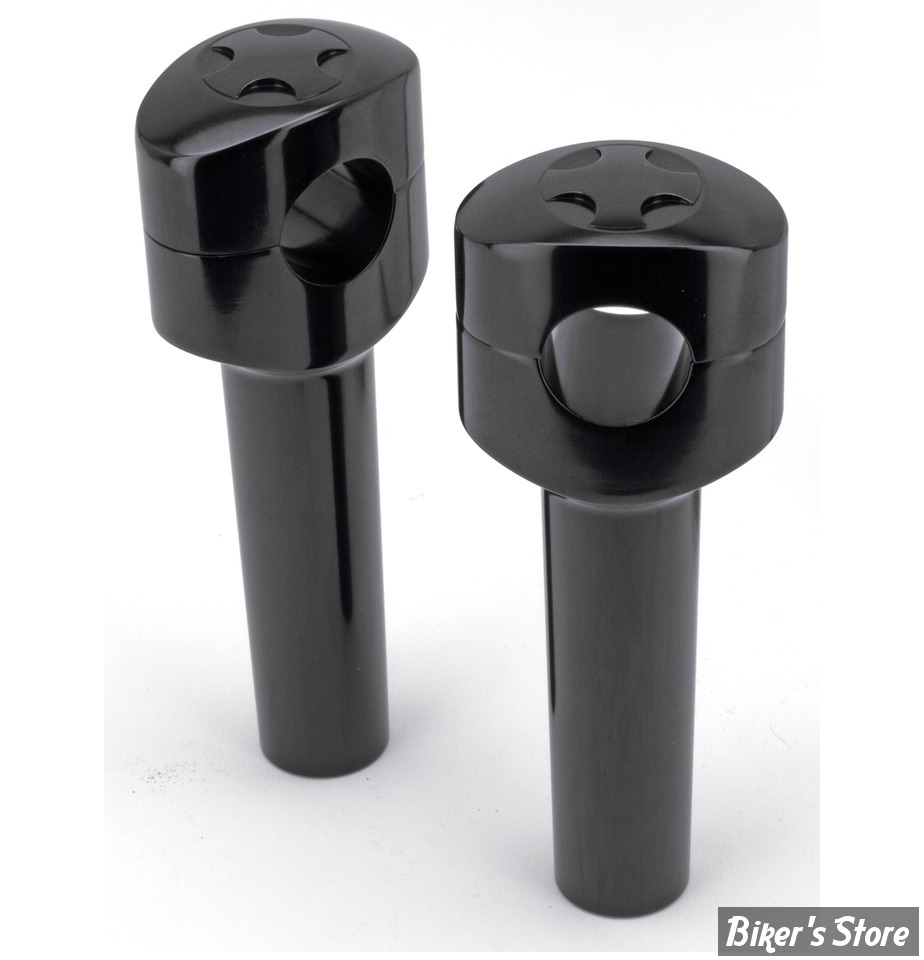 RISERS ZODIAC / CROSS BLADE - RISERS ZODIAC - FUSION - CROSS BLADE - HAUTEUR : 5" (127CM) - NOIR
