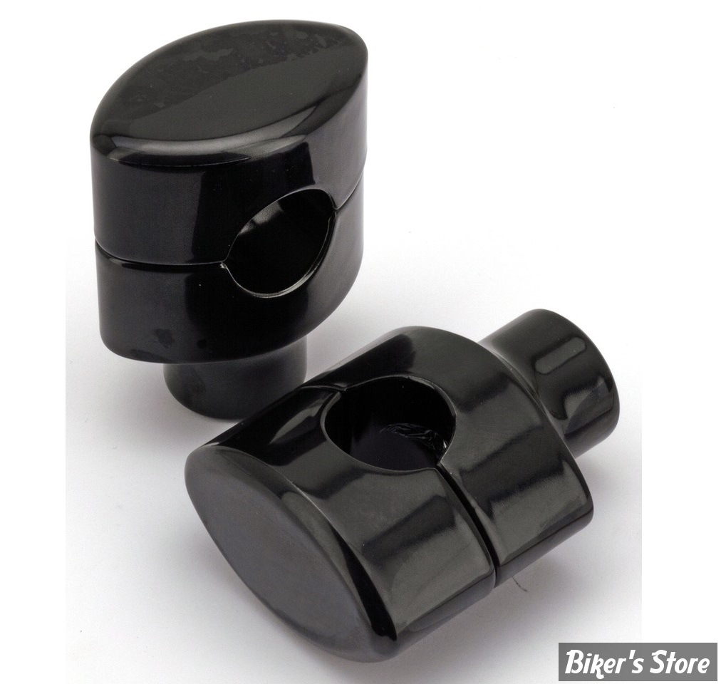 RISERS - HAUTEUR :  42MM -RISERS INFINITY POUR GUIDONS EN 1" - FINITION : NOIR