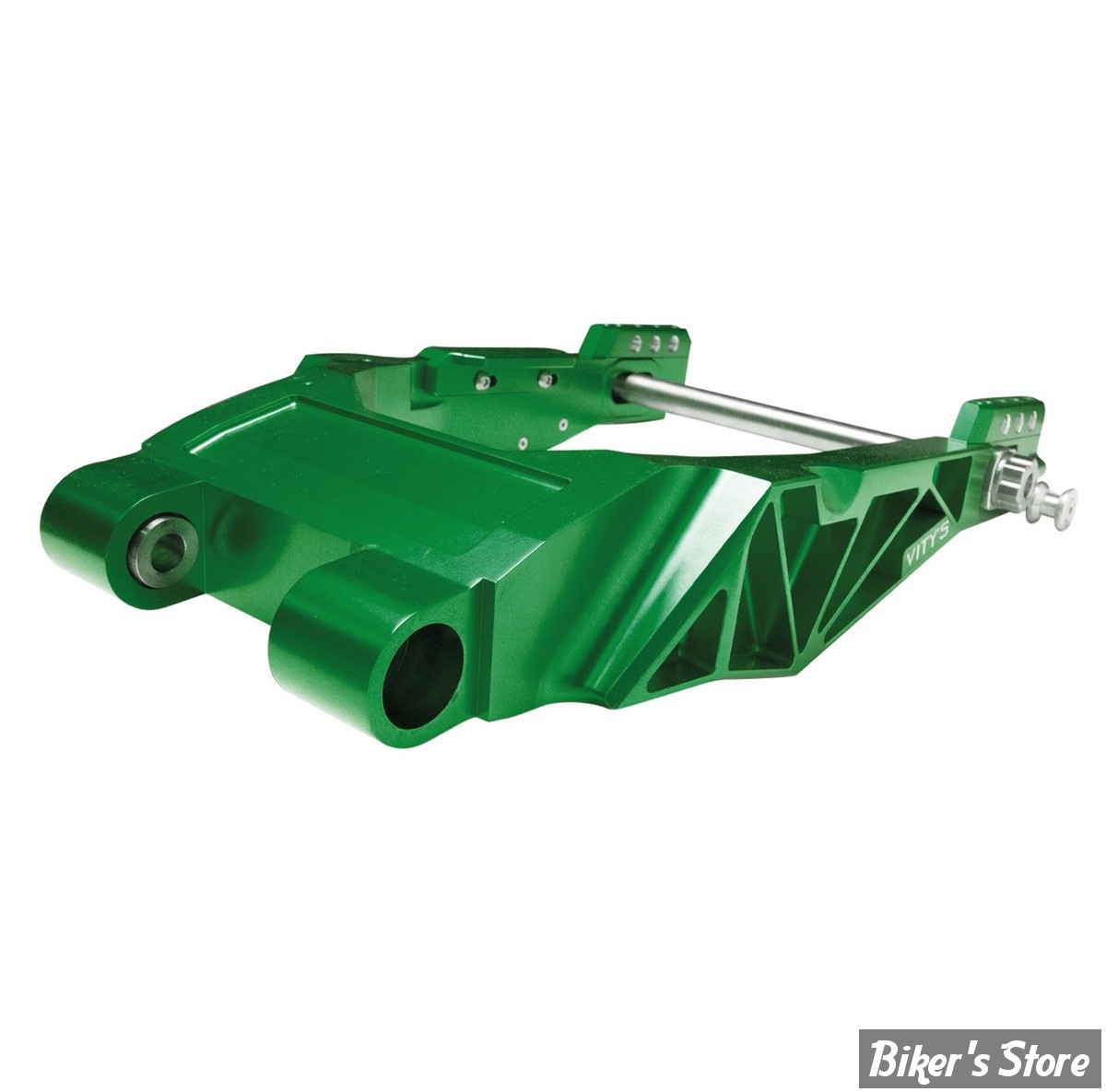 ECLATE O - PIÈCE N° 11 - BRAS OSCILLANT TOURING 2014UP - VITY'S DESIGN - FINITION : ANODISE VERT - TOUSWV0001