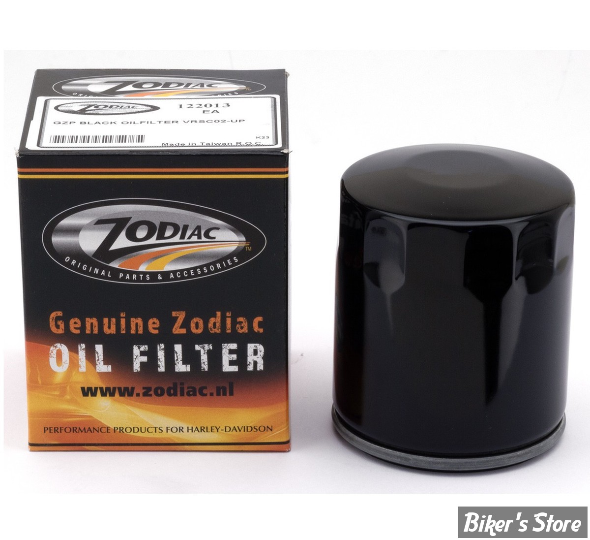 FILTRE A HUILE - V-ROD 02UP - ZODIAC - 10 MICRONS - NOIR -  OEM 63793-01/K