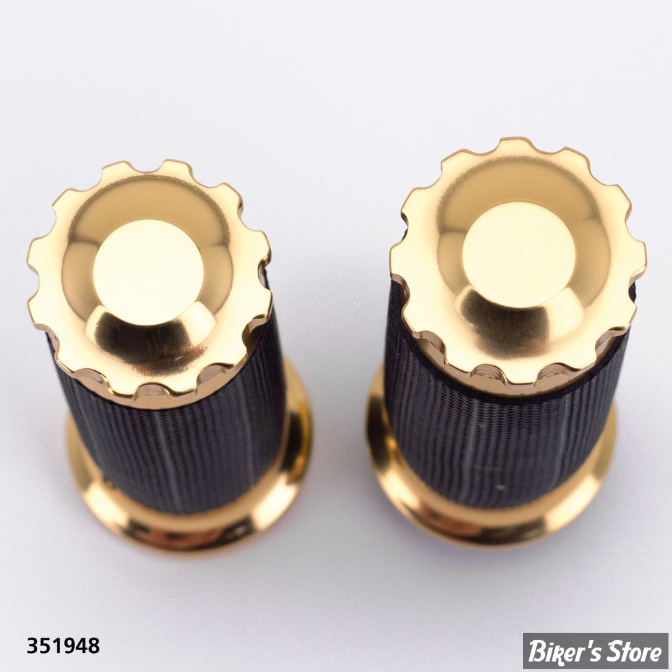 POIGNEES ZODIAC - TORNADO II - TBW TIRAGE ELECTRONIQUE - CAOUTCHOUC : NOIR - TURBO / BRONZE