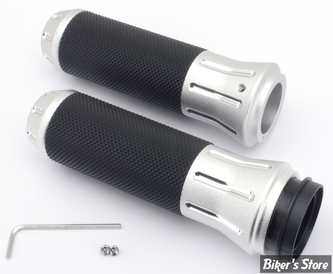 POIGNEES ZODIAC - COBRA - TBW TIRAGE ELECTRONIQUE - CHROME GRENAILLÉ