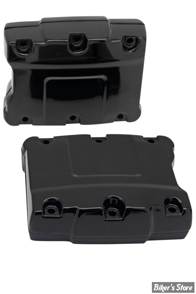 ECLATE D - PIECE N° 01 / 15 -  COUVRES CULBUTEURS OEM TYPE - TWINCAM 99/17 - OEM 17707-11 / 17709-11 - STYLE ORIGINE - NOIR BRILLANT - V-TWIN