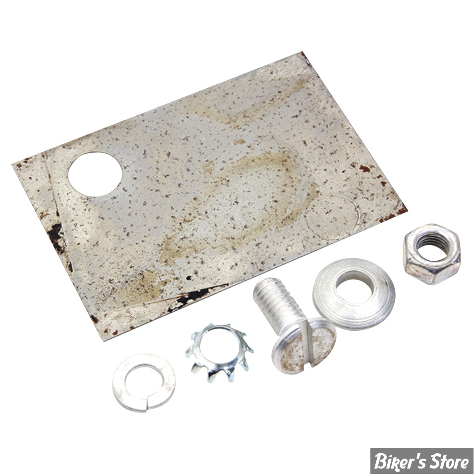 ECLATE N - PIECE N° 06A - KIT DE REGLAGE DE SANGLE DE GENERATRICE - OEM 30029-30 / 7752 / 2408 / 7233 / 30144-45 - WHITE PLATED - 8214-7