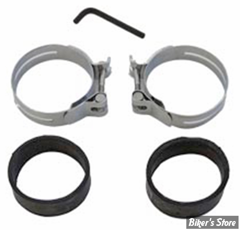 PIÈCE N° 08 - COLLIERS DE PIPE ADMISSION - OEM 27063-80 - 79/84 JOINT PLAT - CHROME