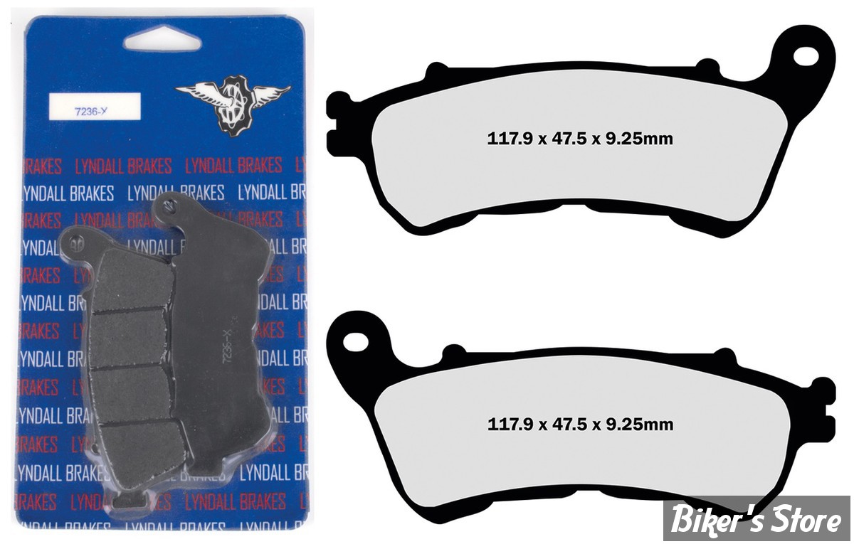PLAQUETTES - 41300004 - LYNDALL BRAKES - XTREME - 7236-X