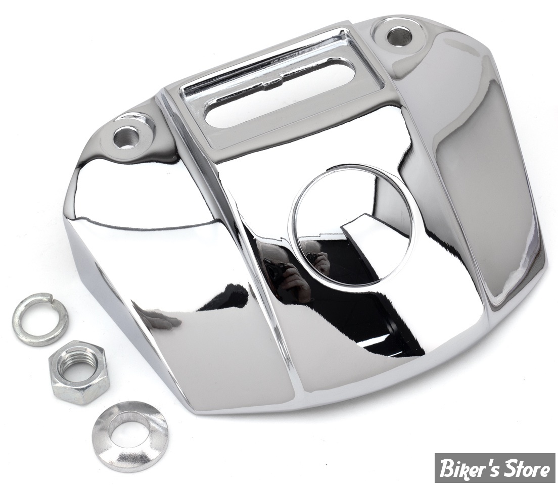 CASQUETTE / SUPPORT DE PHARE POUR FOURCHES ETROITES - FXR / DYNA / SPORTSTER - OEM 67805-92 / 67909-00 - CHROME