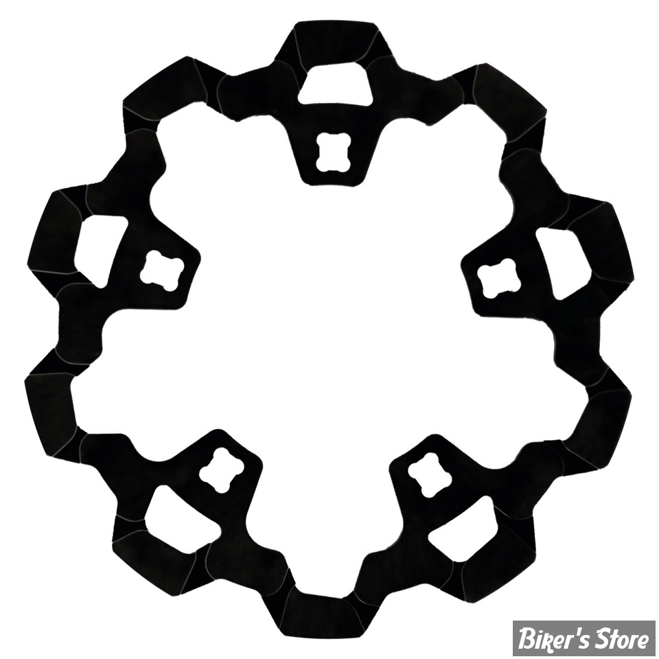 ECLATE DF - PIECE N° 01 - DISQUE DE FREIN AVANT SURDIMENSIONNE - 13.00" - TOURING 2014UP - LYNDALL BRAKES - ENFORCER - FINITION : NOIR - 5-231