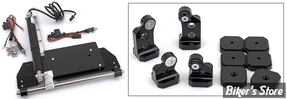 BEQUILLE CENTRALE ELECTRIQUE - TOURING 17UP - MRI / MATT RISLEY INNOVATION - AVEC ROUE DE 23" A 30"