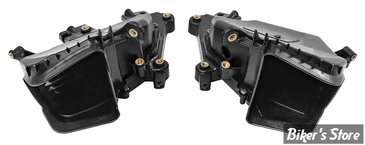 PIECES DE CARENAGE - ROAD GLIDE FLTR 15UP - OEM 57100107 / 57100109 - Jeu de boîtes à gants gauche et droite, ABS noir 