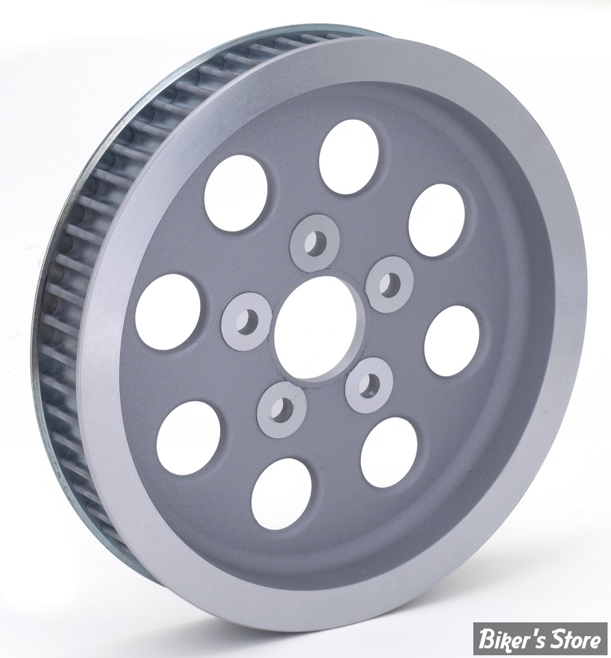 - 61 DENTS / 1 1/2" - POULIE ARRIÈRE - OEM 40236-88 / 40237-88 - BIGTWIN 84/99 -  OEM TYPE - ZODIAC - ARGENT