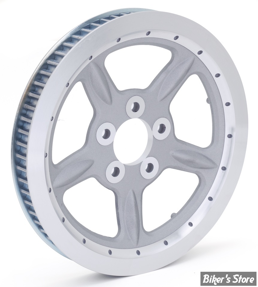- 68 DENTS / 1" - POULIE ARRIÈRE - OEM 40352-07 - SPORTSTER 07/10 -  OEM TYPE - SILVER