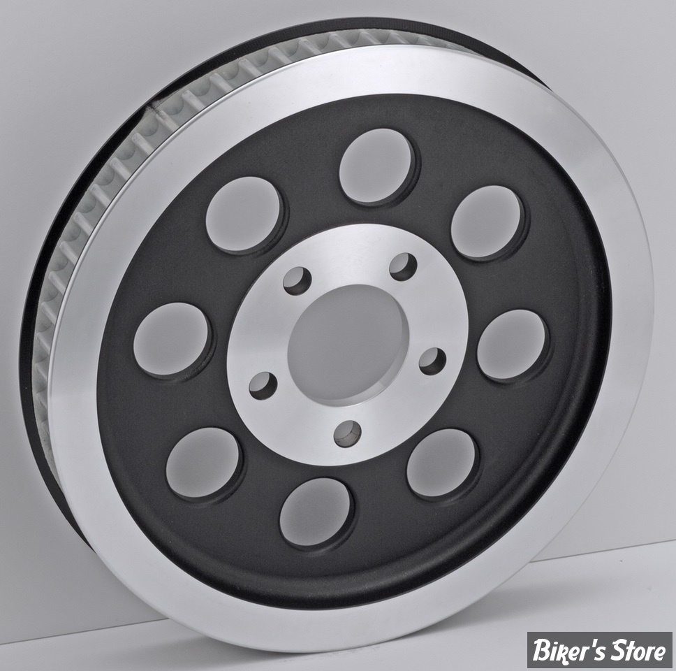 - 61 DENTS / 1 1/8" - POULIE ARRIÈRE - OEM 40213-00 / 40227-00 - SPORTSTER 00/03 -  OEM TYPE - ZODIAC - NOIR