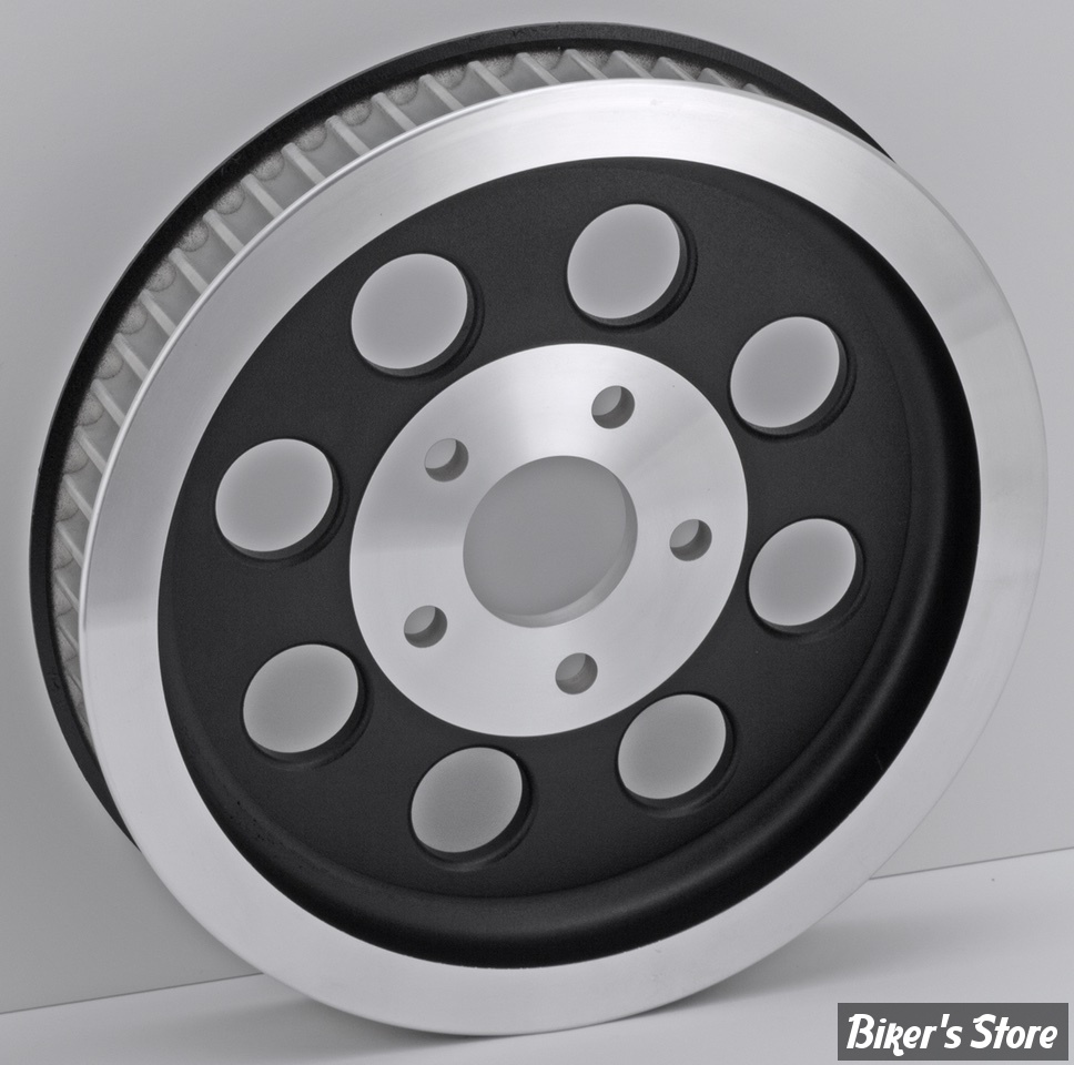 - 61 DENTS / 1 1/2" - POULIE ARRIÈRE - OEM 40236-88 / 40237-88 - BIGTWIN 84/99 -  OEM TYPE - NOIR - ZODIAC 