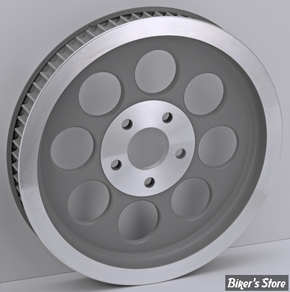 - 70 DENTS / 1 1/2" - POULIE ARRIÈRE - OEM 40221-85 / 40217-79 - BIGTWIN 84/99 -  TYPE OEM - SILVER - ZODIAC 