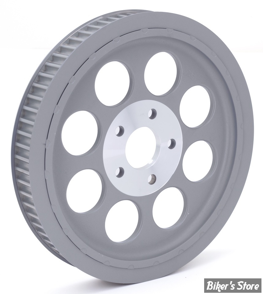 - 70 DENTS / 1 1/2" - POULIE ARRIÈRE - OEM 40221-85 / 40217-79 - BIGTWIN 84/99 -  TYPE OEM - SILVER - V-TWIN