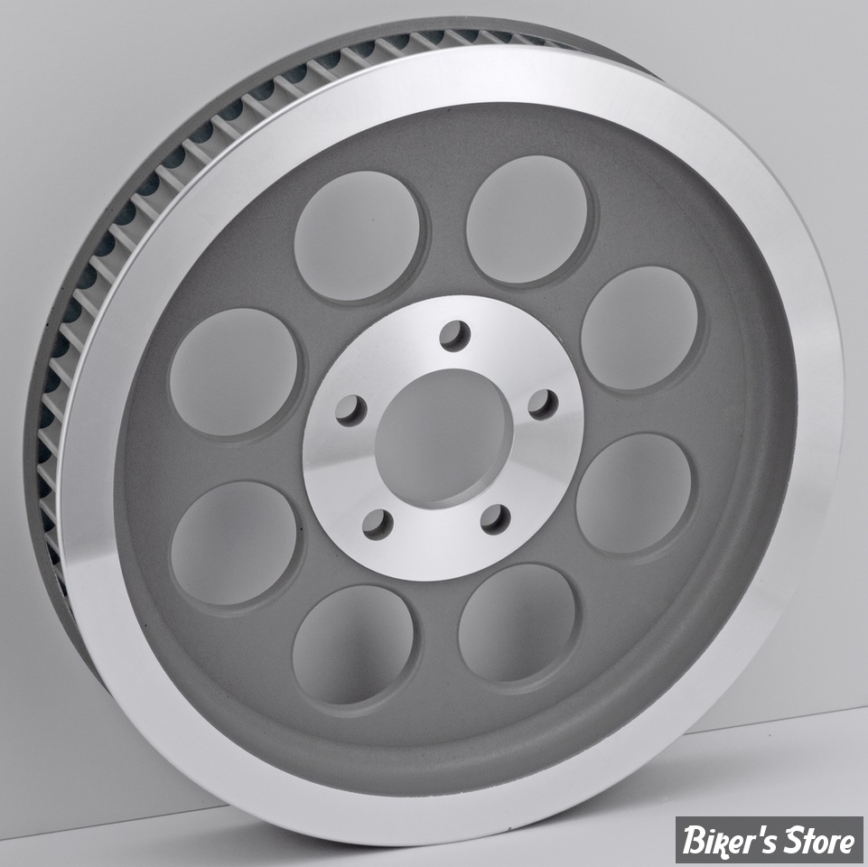 - 70 DENTS / 1 1/8" - POULIE ARRIÈRE - OEM 40217-00 - TOURING 00/03 -  OEM TYPE - SILVER - ZODIAC