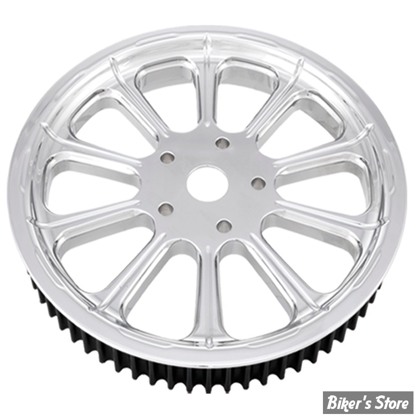 - 70 DENTS / 1 1/8" - POULIE ARRIÈRE - CUSTOM TYPE - TOURING 04/06 - PERFORMANCE MACHINE - CONTOUR SERIE - REVEL - CHROME